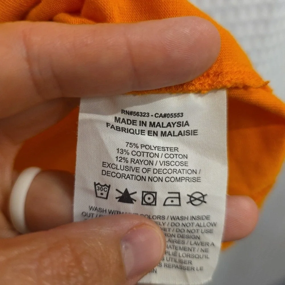 Orange Nike Dri Fit Tennessee Volunteers Short Sleeve T Shirt Small EXCELLENT